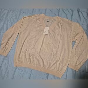 A New Day Light Cream Knit Top